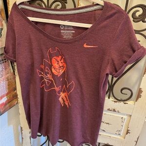 WOMEN’S ASU NIKE SUN DEVIL 😈 SLIM FIT SHORT T.